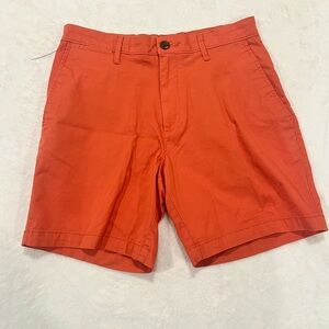 Goodfellow & Co Men’s 28 Every Wear Cotton Shorts - 7" Inseam - Orange
